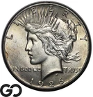 1926 Peace Dollar, Choice Uncirculated++ Tougher Date