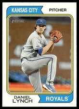 2023 Topps Heritage Daniel Lynch Kansas City Royals #159