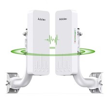 Adalov Wireless WiFi Bridge 3KM 5.8G Point to Point Long Range Outdoor NEW