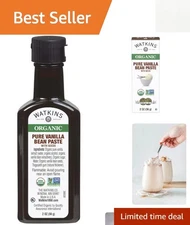 Delicious Organic Vanilla Bean Paste - Kosher & Non-GMO, Perfect for Desserts