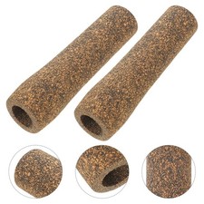  2pcs Fishing Rod Handle: Wooden Grip DIY Pole Repair Accessories - 15mm Inner