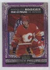 2021-22 O-Pee-Chee Platinum Marquee Rookies Violet Pixels Matthew Phillips 01ks