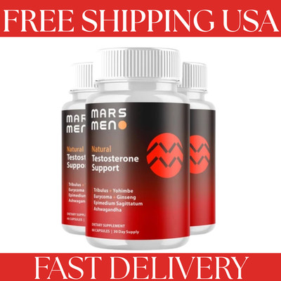 (3 Pack) Mars Men for Men Advanced Max Formula Vitamin Supplement 180 Capsules
