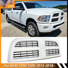 Bright White Chrome Front Bumper Grille For Ram 2500 3500 2013-2018 Big Horn Bright White Chrome Front Bumper Grille For Ram 2500 3500 2013-2018 Big Horn
