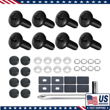 M5 License Plate Screws Tesla Bmw Black M5-0.8x8mm Stainless Steel Rustproof