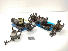 Unknown Model 1/10 4x4 Nitro RC Monster Truck PARTIAL Roller Slider Chassis