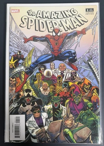Amazing Spider-Man #1 | Bagley / Romita Sr Hidden Gems 1:100 Variant |