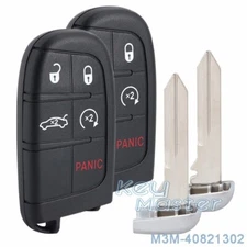 2x for Dodge Charger Challenger 2019-2023 Remote Key Fob M3M-40821302 68394195