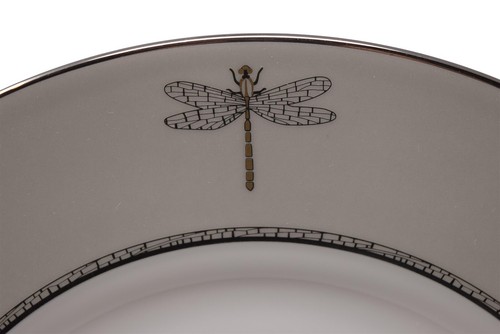 June Lane (Platinum Trim) by Lenox Kate Spade Dragonfly Dinner Plate 10 3/4" - Picture 2 of 5