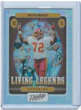 Dexter Manley 2024 Panini Prestige #LL-DMY Living Legends Washington Redskins
