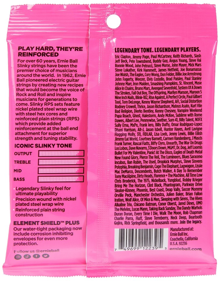 Super Slinky RPS Nickel Wound Electric Guitar Strings 942 Gauge eBay