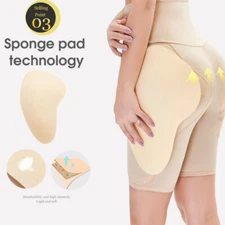 Hip Lift Pants with Sponge Pad Abdomen Corset Body Shaping Leggings Sexy Hip Pad