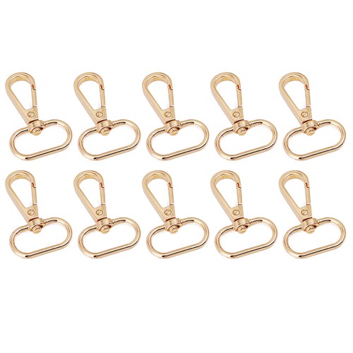 10x Swivel Lobster Clasps Clips Trigger Clips Snap Hook Key Chain DIY Bag Craft - Picture 13 of 23