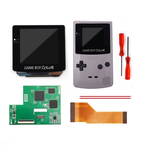 OLED LCD Touch Laminated OSD Menu Retro Pixel AMOLED Screen+Pre-cut Case For GBC - Picture 37 of 60