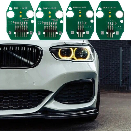 DRL FOR BMW 1 Series F20/F21 LCI 14-19 LED BOARD Golden Angel Eye Lemon Yellow - Picture 6 of 15