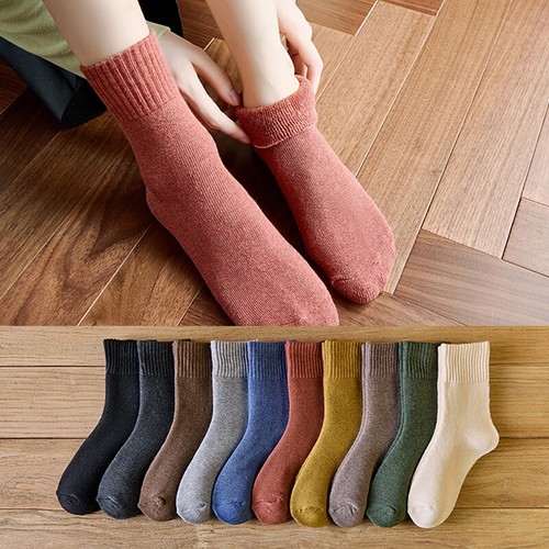 1Pairs Winter Warm Women Socks Wool Male Men Sock Super Thicker Socks Wool /fw - Zdjęcie 8 z 10