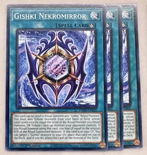 Yugioh! 3x Gishki Nekromirror PHHY-EN066 Common 1st Ed NM
