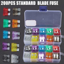 200pcs Car Automotive Standard Fuses Auto Blade Fuse Assortment Kit APM ATM SUV