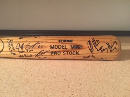 1997 Lafayette (Indiana) Leopards Game Used Team Autographed Baseball Bat