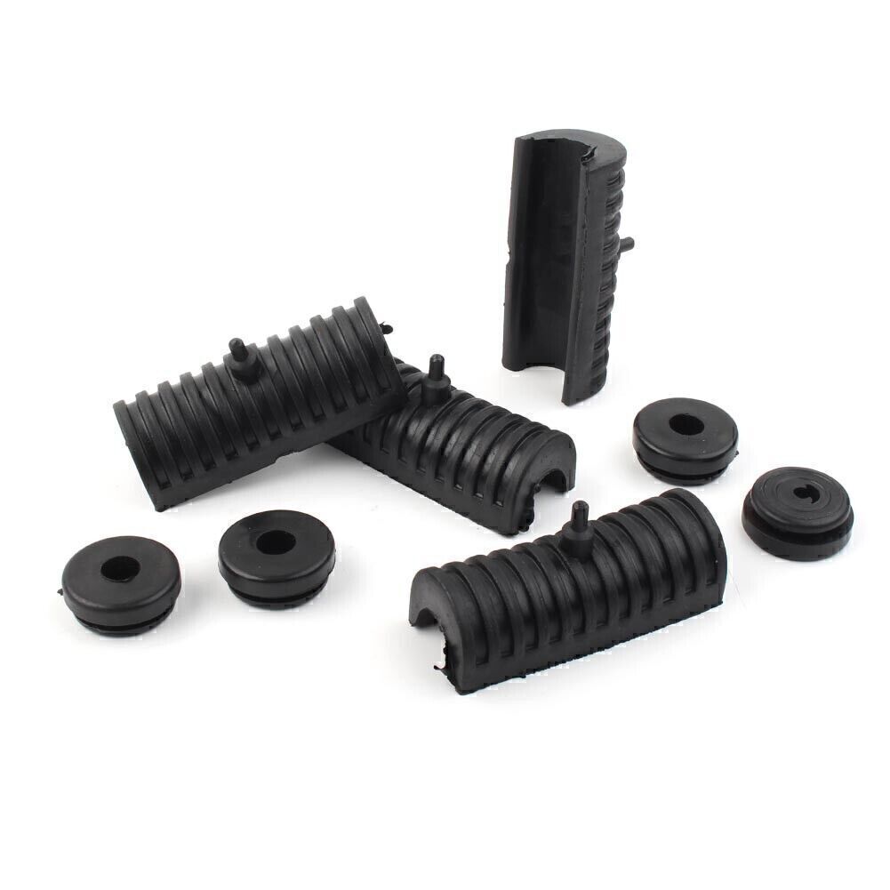 4 X Peces Latex Rubber Grommet For Harley Davdson Tourng Glde Hard