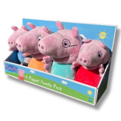 Peppa Pig Plush Family 4pk piggy Toys for children Peppa Pig