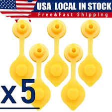 5Pcs Yellow Fuel Gas Can Jug Vent Cap Blitz Scepter Essence Midwest Eagle
