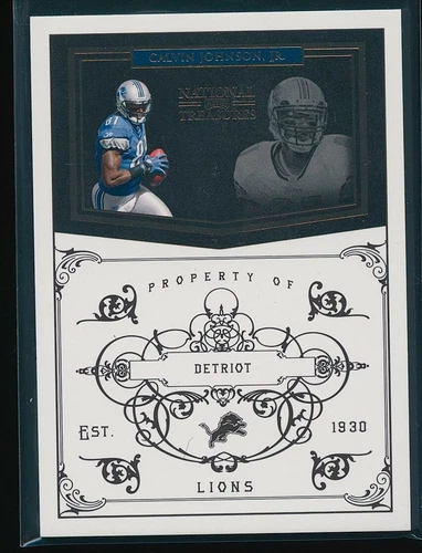 Calvin Johnson 2010 National Treasures 61/99