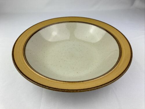 Sango Serving Bowl Zig Zag, Brown Turquoise & Beige, # 4012