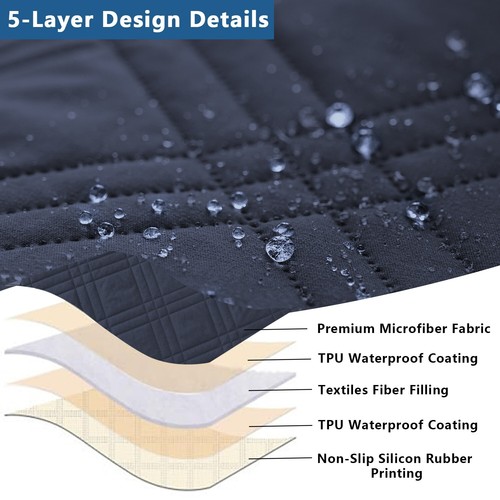 100% waterproof non-slip recliner cover, furniture decoration protection - Picture 16 of 27