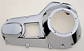 Harley Chrome Outer Primary Cover TC V-Twin 43-0276 Electra FLH Road King X6 - Picture 2 of 6