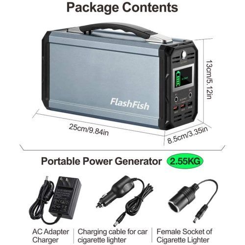300W Solar Generator - Portable Power Station for Camping/Home Backup - Bild 2 von 8
