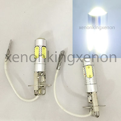H3 CREE Q5 LED Projector Plasma Xenon 6000K White 2 Lamp Bulbs #e5 Fog Light