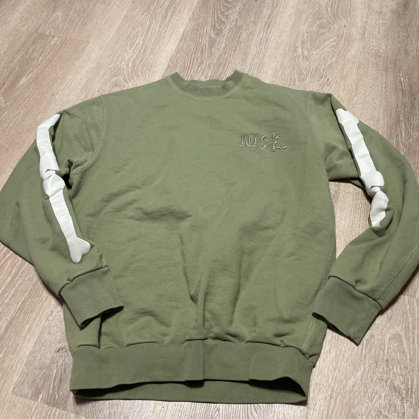 Nice Kicks Green Nice. Text Bubble Embroidery Pul… - image 1