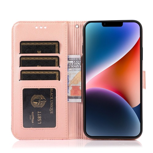 Flower PU Leather Wallet Phone Case For iPhone 16 15 14 13 12 11 Pro Max XR 7 8 - Picture 31 of 49