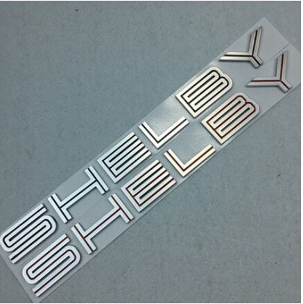 Red 3D Metal Trunk Emblem Badge Sticker Fit Ford Mustang SHELBY Logo Snake COBRA - Picture 5 of 12