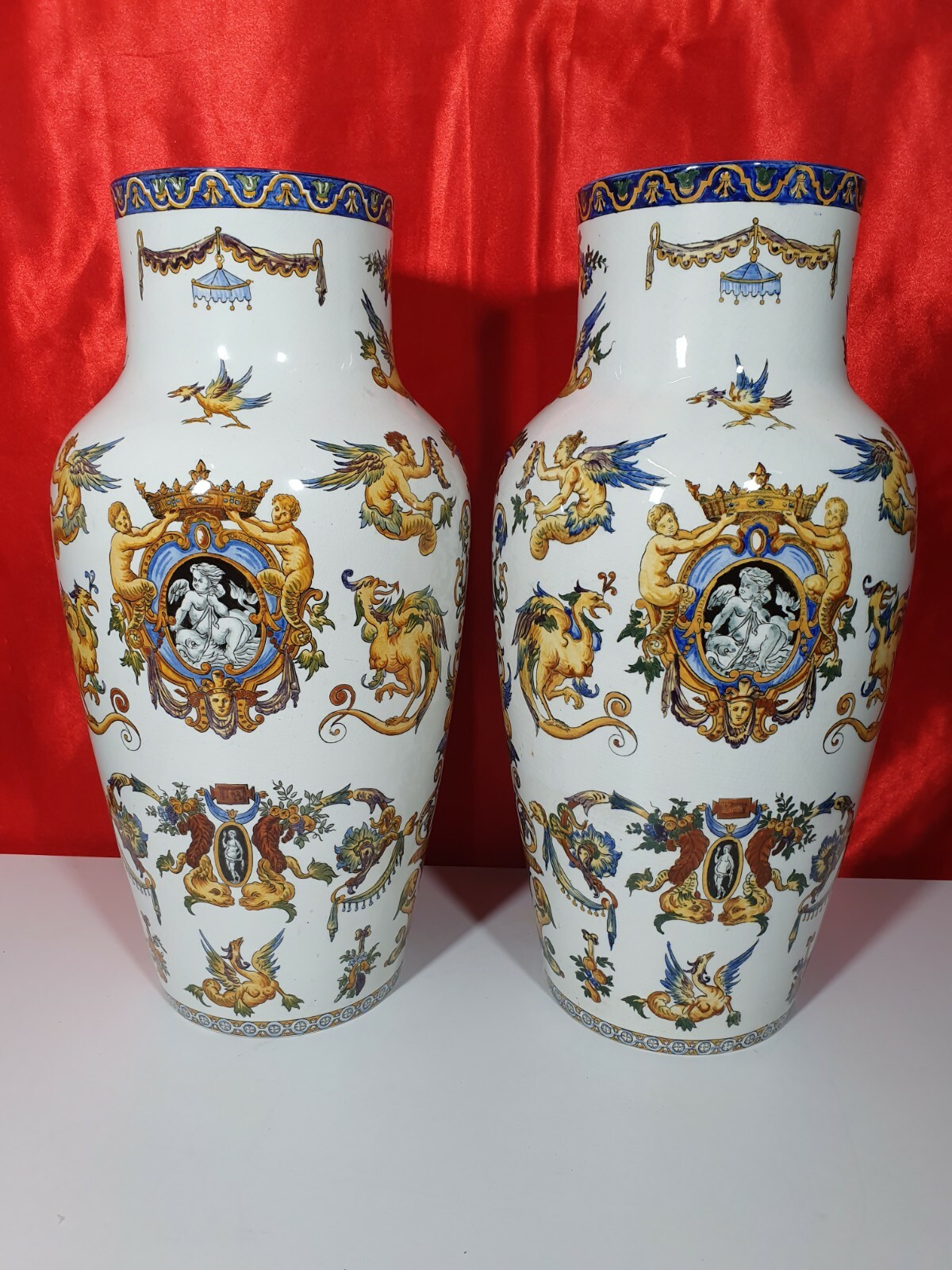 Gien Renaissance Vase d'occasion