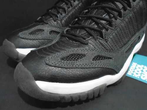 NIKE AIR JORDAN XI 11 RETRO LOW IE BRED BLACK RED CHARCOAL GREY WHITE CEMENT 9 - Picture 5 of 12