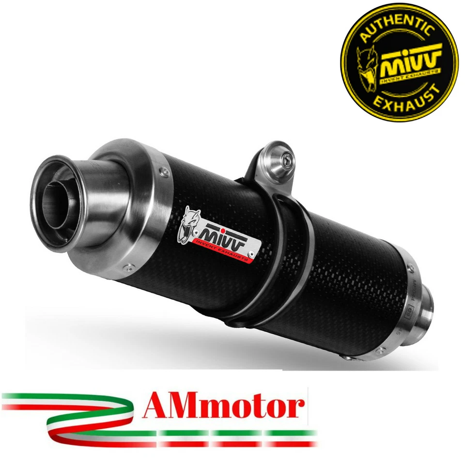 Mivv Honda Cbr 1000 RR 2009 Pot D' Echappement Moto Silencieux Gp Carbone - Photo 1/1