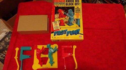 ROCK’EM SOCK’EM ROBOTS TRAVEL SIZE Fighting Robots Game MATTEL 2020 - OPEN BOX