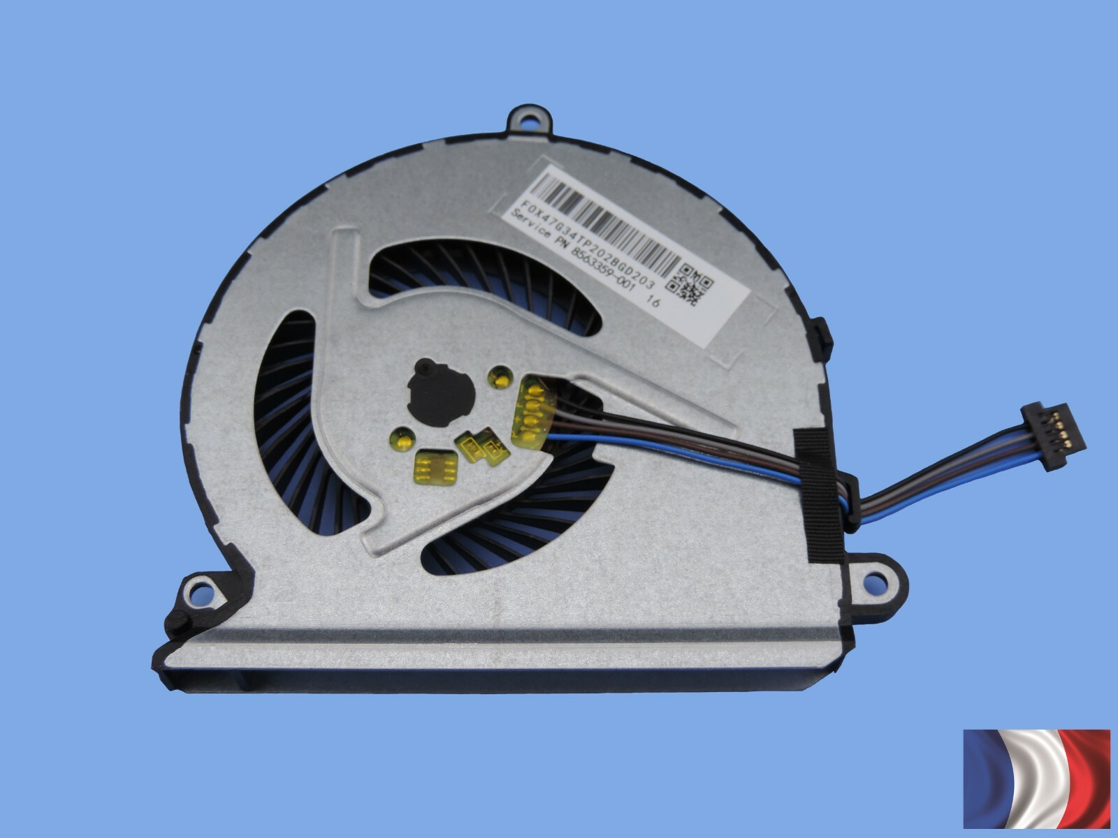 Ventilateur interne de remplacement pour HP Pavilion 15-AU série TPN-Q172 p/n 856359-001