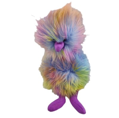 タグ付 ジェリーキャット Pompom Bird Rainbow 虹色 ダチョウ Jellycat London Rainbow Pom Pom Bird Plush Ostrich MultiColor 14