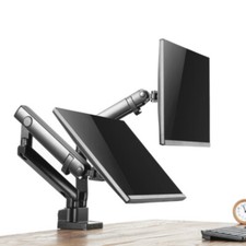 Height Adjustable 360  Angle Adjustable Dual Monitor