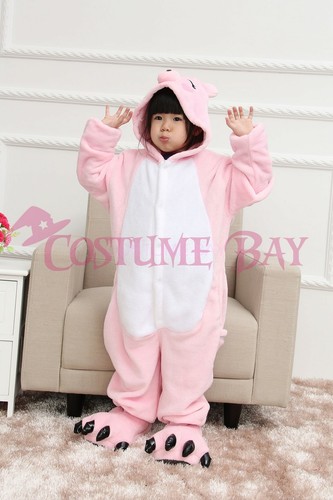 Kids Children's Onesie Unisex Kigurumi Animal Jumpsuit Costume Pajamas Sleepwear - Picture 98 of 183