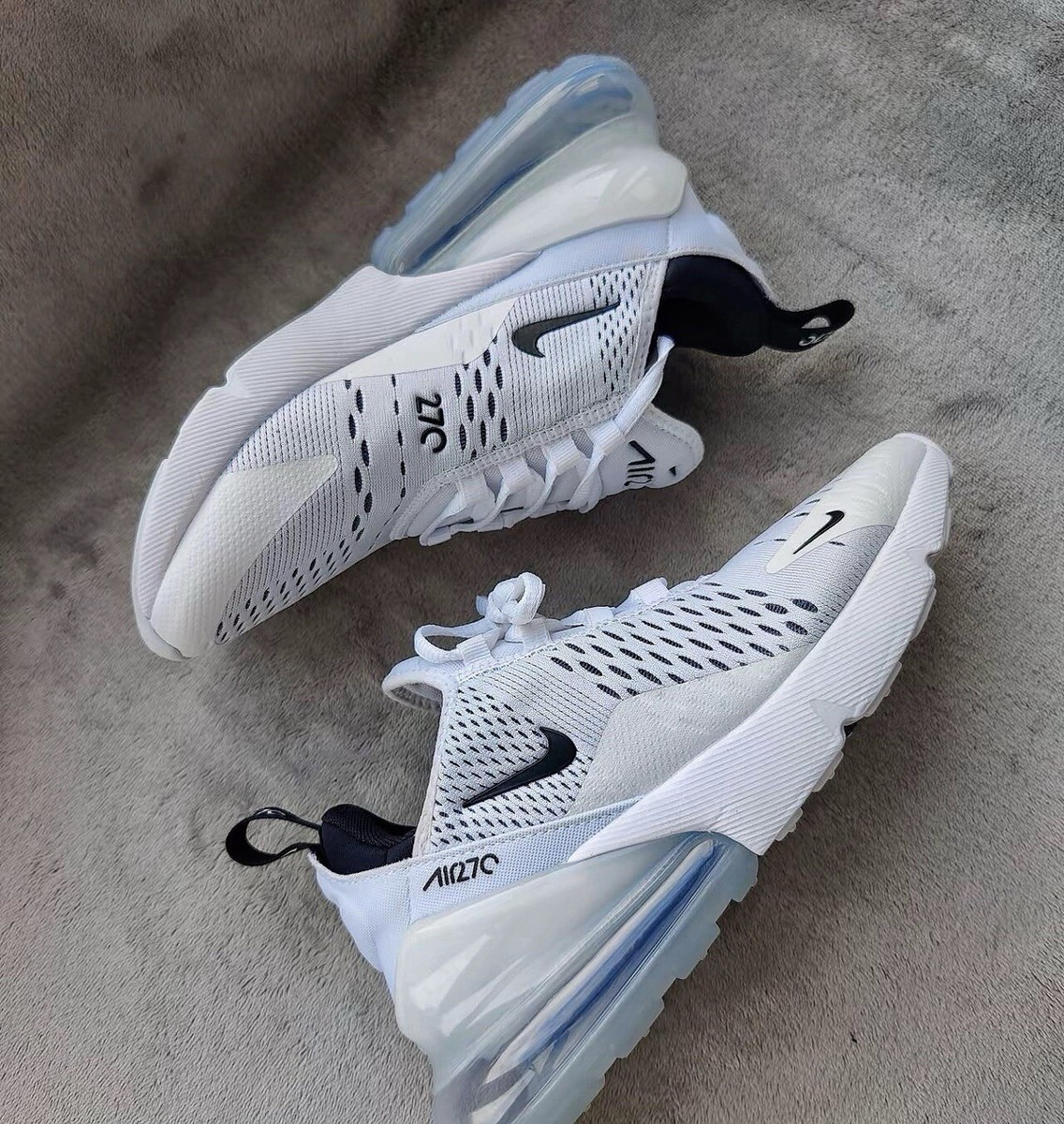 日本未入荷!★AIR MAX 270 WHITE/BLACK★ 🔥 Nike Air Max 270 White Black Running Shoe AH6789-100