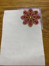Bookmark corner page Diamond Art Painted