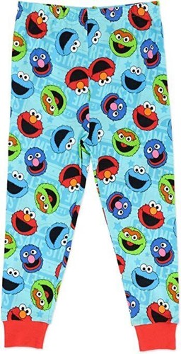 Sesame Street Elmo Toddler 2pc Pajama Set with Slippers Size 2T 3T 4T 5T - Picture 3 of 7