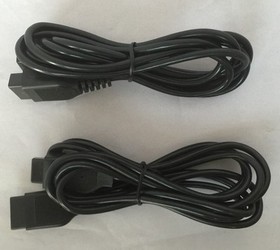 Sega Genesis and Mega Drive 6 Ft Extension Cable for Controllers (2 pcs in Pack)