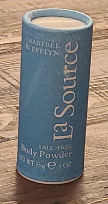 CRABTREE EVELYN La Source TALC FREE BODY  POWDER~~.5 oz SHAKER  NEW