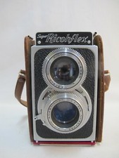 Super RICOHFLEX Camera 3.5/8cm 452888 Lens and Leather Case