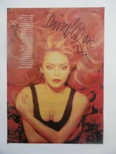 Danielle Dax Autogramm signed A4 Magazinbild